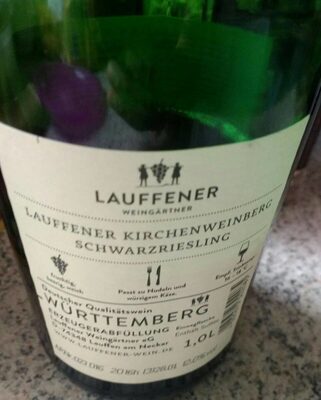 Lauffener Kirchenweinberg Schwarzriesling QbA 1l EW