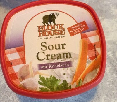 Block House Sour Cream Dip Knoblauch 200g