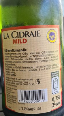 La Cidraie mild Frankreich 0,75l