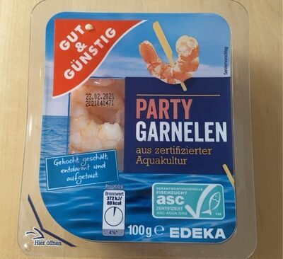 ASC GUT&GÜNSTIG Party Garnelen aus zertifizierter Aquakultur aus Indonesien 100g