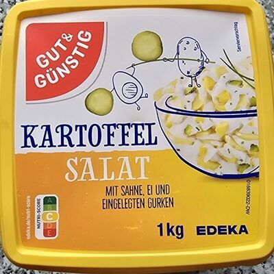 GUT&GÜNSTIG Kartoffelsalat mit Sahne, Ei&Gurke 1kg