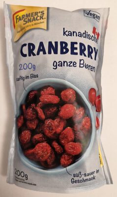 Farmer's Snack Cranberries 200g