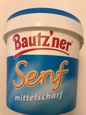 Bautzner mittelscharfer Senf Eimer 1l