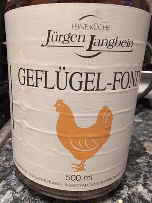 Jürgen Langbein Geflügel Fond 500ml