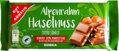 GUT&GÜNSTIG Alpenrahm Haselnuss 100g