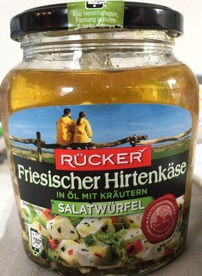 Friesischer Hirtenkäse Salatwürfel mit Kräutern in Öl 45% Fett i.Tr.300g