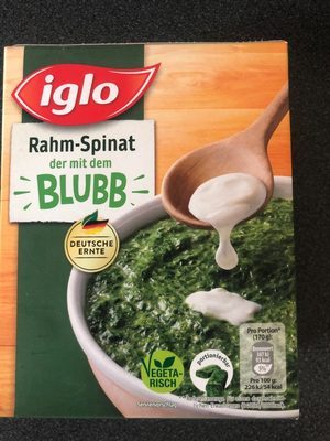 Iglo Rahm Spinat 500g