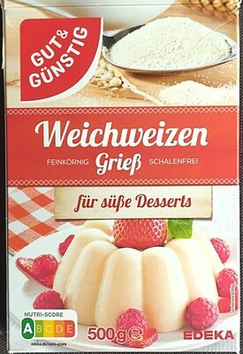 GUT&GÜNSTIG Weichweizengrieß 500g
