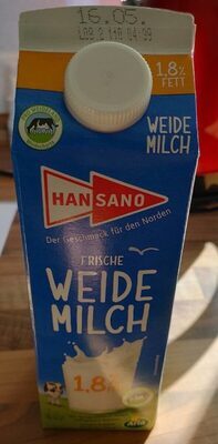 Hansano Maxi Weidemilch 1,8%1l
