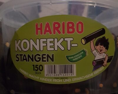Haribo Konfekt Stangen 150Stück 1200g