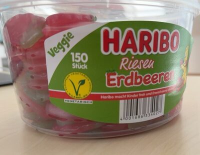 Haribo Riesen Erdbeeren 150Stück 1350g