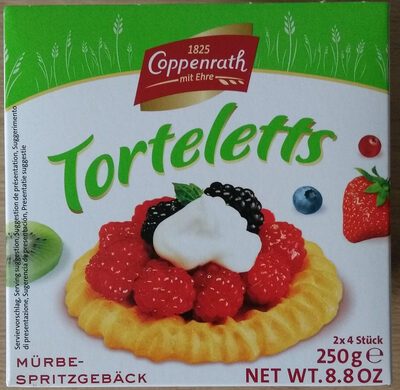 Coppenrath Mürbe Spritzgebäck-Torteletts 250g