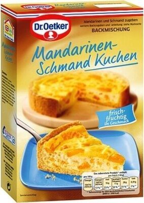 Dr.Oetker Mandarinen Schmand Kuchen 460g