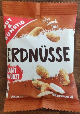 GUT&GÜNSTIG Erdnüsse, pikant gewürzt 150g