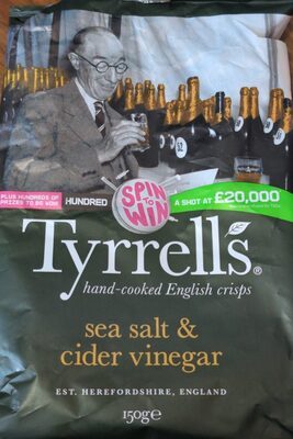 Tyrrells Sea Salt&Cider Vinegar 150g
