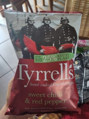 Tyrrells Sweet Chilli&Red Pepper 150g
