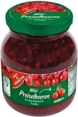 GUT&GÜNSTIG Wild-Preiselbeeren 400g