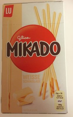 Mikado Sticks Weisse Schokolade 75g