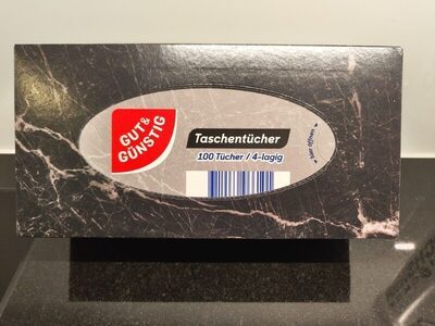 GUT&GÜNSTIG Taschentücher in der Box 4lagig 100ST