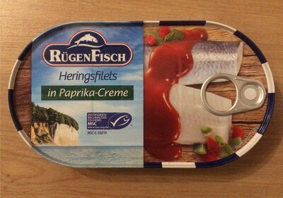 Rügen Fisch Heringsfilets in Paprika-Creme 200g