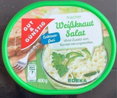 GUT&GÜNSTIG Frischer Weißkraut Salat 400g