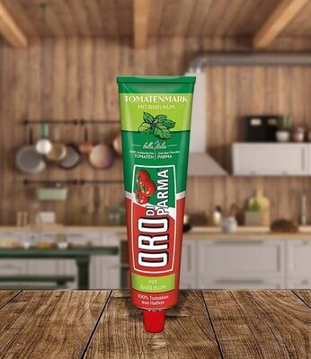 Oro di Parma Tomatenmark mit Basilikum 200g