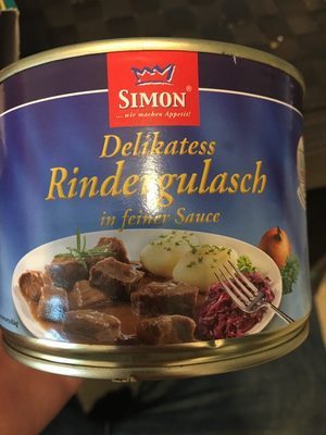 Simon Delikatess Rindergulasch in feiner Sauce 500g
