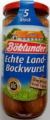 Böklunder Land-Bockwurst in Eigenhaut 5ST 380g