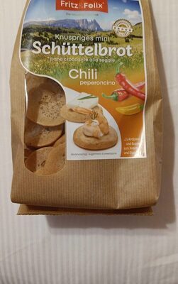 Fritz&Felix Mini Schüttelbrot Chili&Paprika 125g