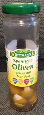 Feinkost Dittmann Oliven gefüllt mit Mandeln 140g