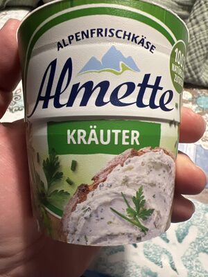 Almette Alpenfrischkäse Natur Kräuter Doppelrahmstufe 150g