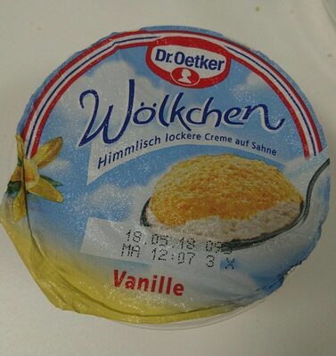 Dr.Oetker Wölkchen Bourbon-Vanille 125g
