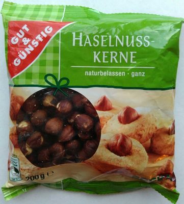 GUT&GÜNSTIG Haselnusskerne ganze natural 200g