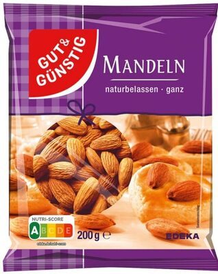 GUT&GÜNSTIG Mandeln ganz natural 200g