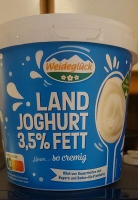 Weideglück Landjoghurt mild 3,5% 1kg
