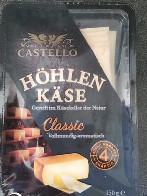Castello Höhlenkäse Scheiben 50% Rahmstufe 150g