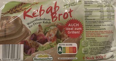 Mestemacher Kebab 5ST 400g