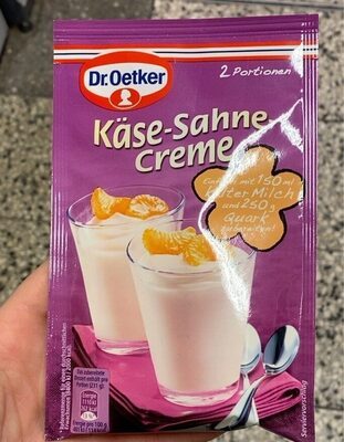 Dr.Oetker Käse Sahne Creme für 150ml 63g
