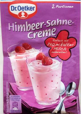 Dr.Oetker Himbeer Sahne Creme für 250ml 62g