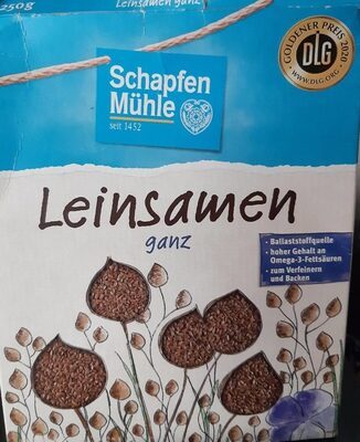 Schapfenmühle Leinsamen ganz 250g