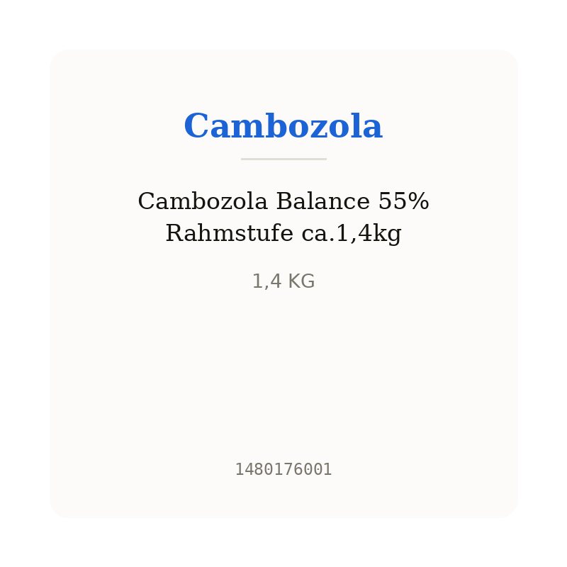 Cambozola Balance 55% Rahmstufe ca.1,4kg