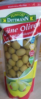 Feinkost Dittmann Oliven gefüllt Paprika Paste 485g