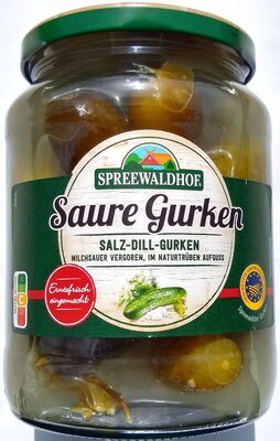 Spreewaldhof Saure Gurken (Spreewälder Gurken) 650g