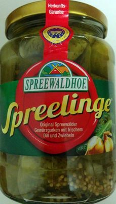 Spreewaldhof Spreelinge Gewürzgurken (Spreewälder Gurken) 670g