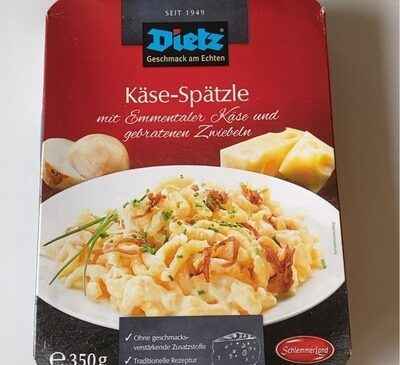 Schlemmerland Käsespätzle mit Original Emmentaler Käse und gebratenen Zwiebeln 350g