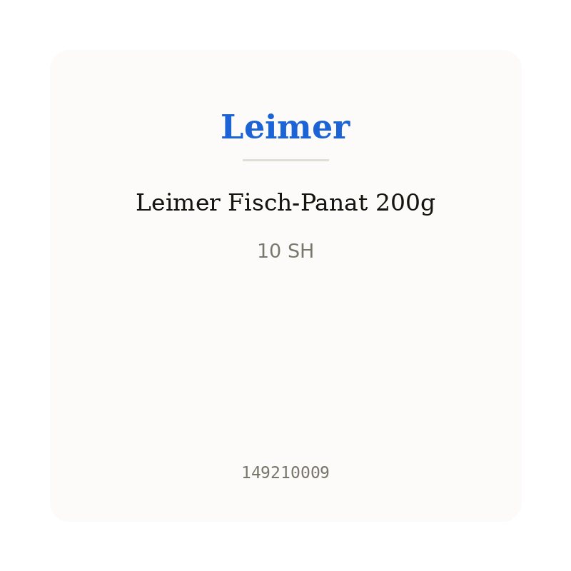 Leimer Fisch-Panat 200g