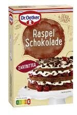 Dr.Oetker Raspelschokolade Zartbitter 100g