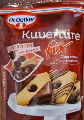 Dr.Oetker Kuvertüre Fix Zartbitter 150g