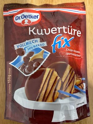 Dr.Oetker Kuvertüre Fix Vollmilch 150g