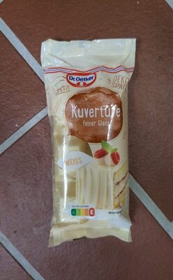 Dr.Oetker Kuvertüre Weiß 150g
